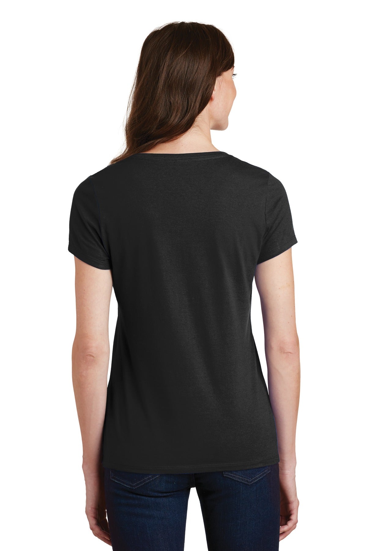 Port & Company - Women's Fan Favorite V-Neck Tee LPC450V 2 of 2 Womens Apparel Shirts & Tops