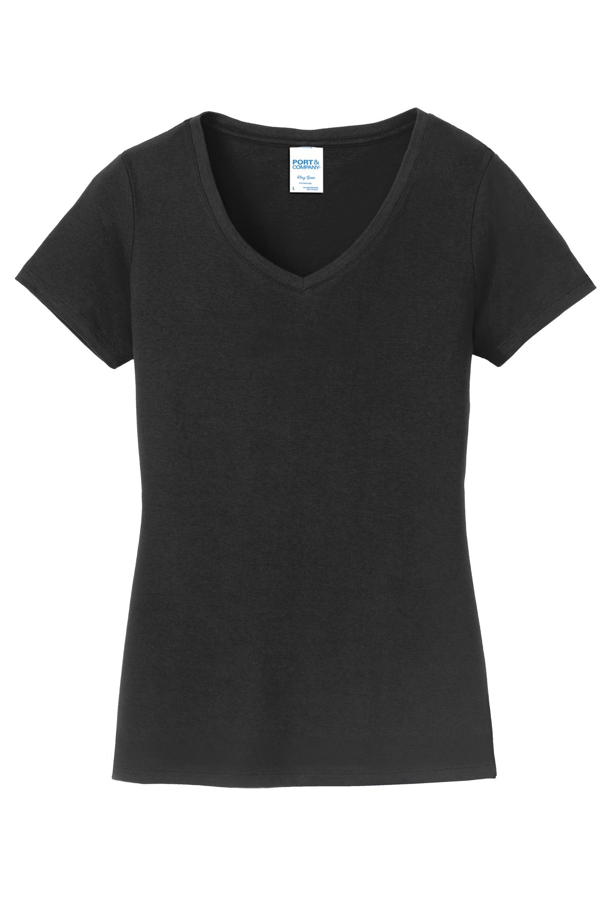 Port & Company - Women's Fan Favorite V-Neck Tee LPC450V 2 of 2 Womens Apparel Shirts & Tops