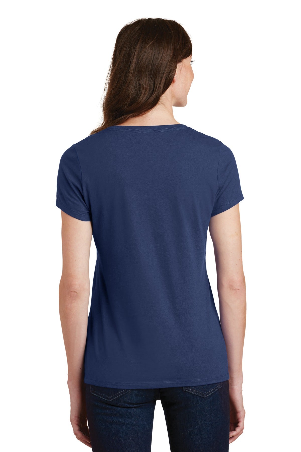 Port & Company - Women's Fan Favorite V-Neck Tee LPC450V 2 of 2 Womens Apparel Shirts & Tops