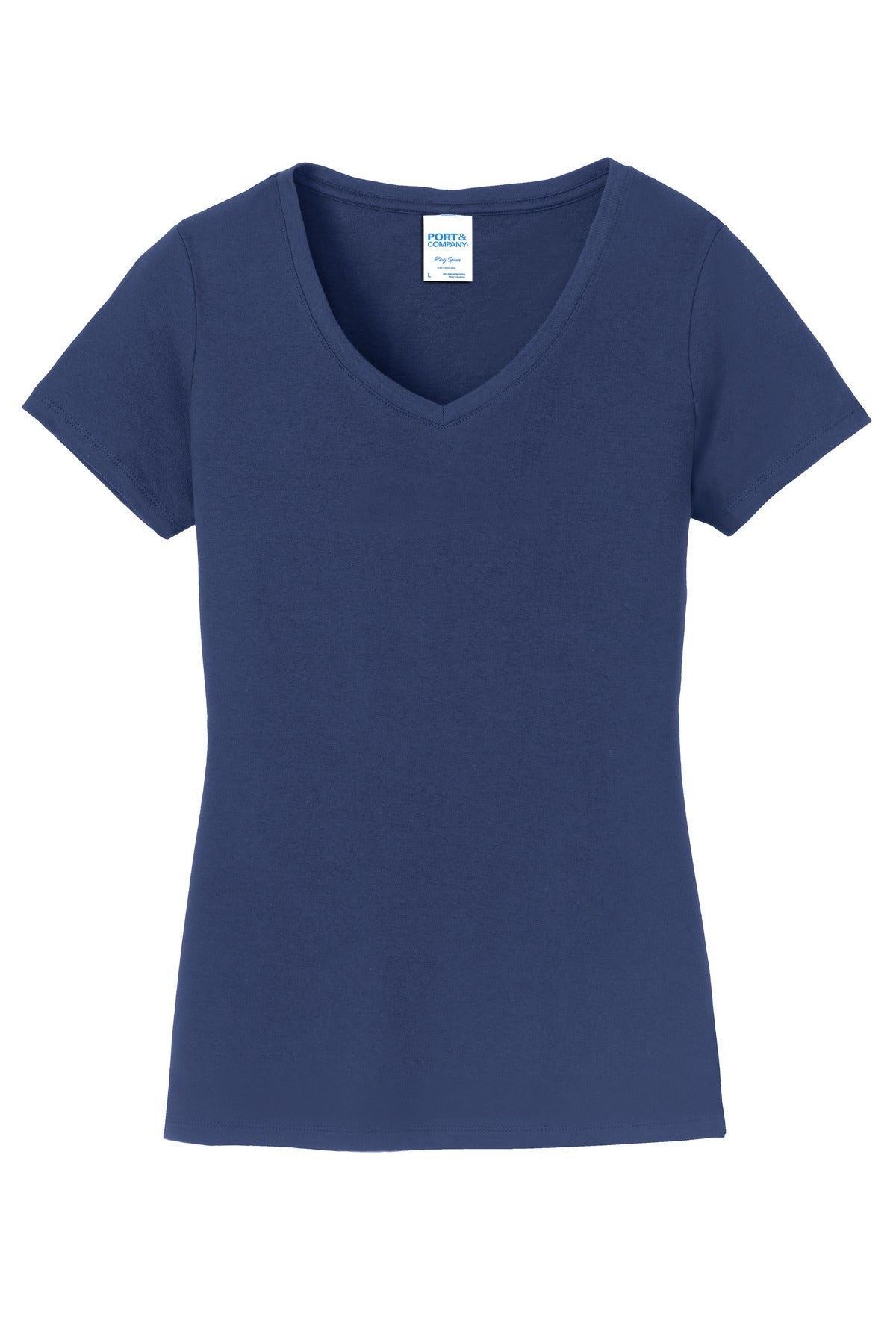 Port & Company - Women's Fan Favorite V-Neck Tee LPC450V 2 of 2 Womens Apparel Shirts & Tops