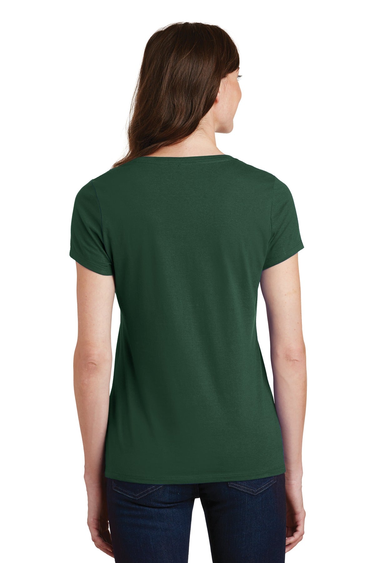Port & Company - Women's Fan Favorite V-Neck Tee LPC450V 2 of 2 Womens Apparel Shirts & Tops