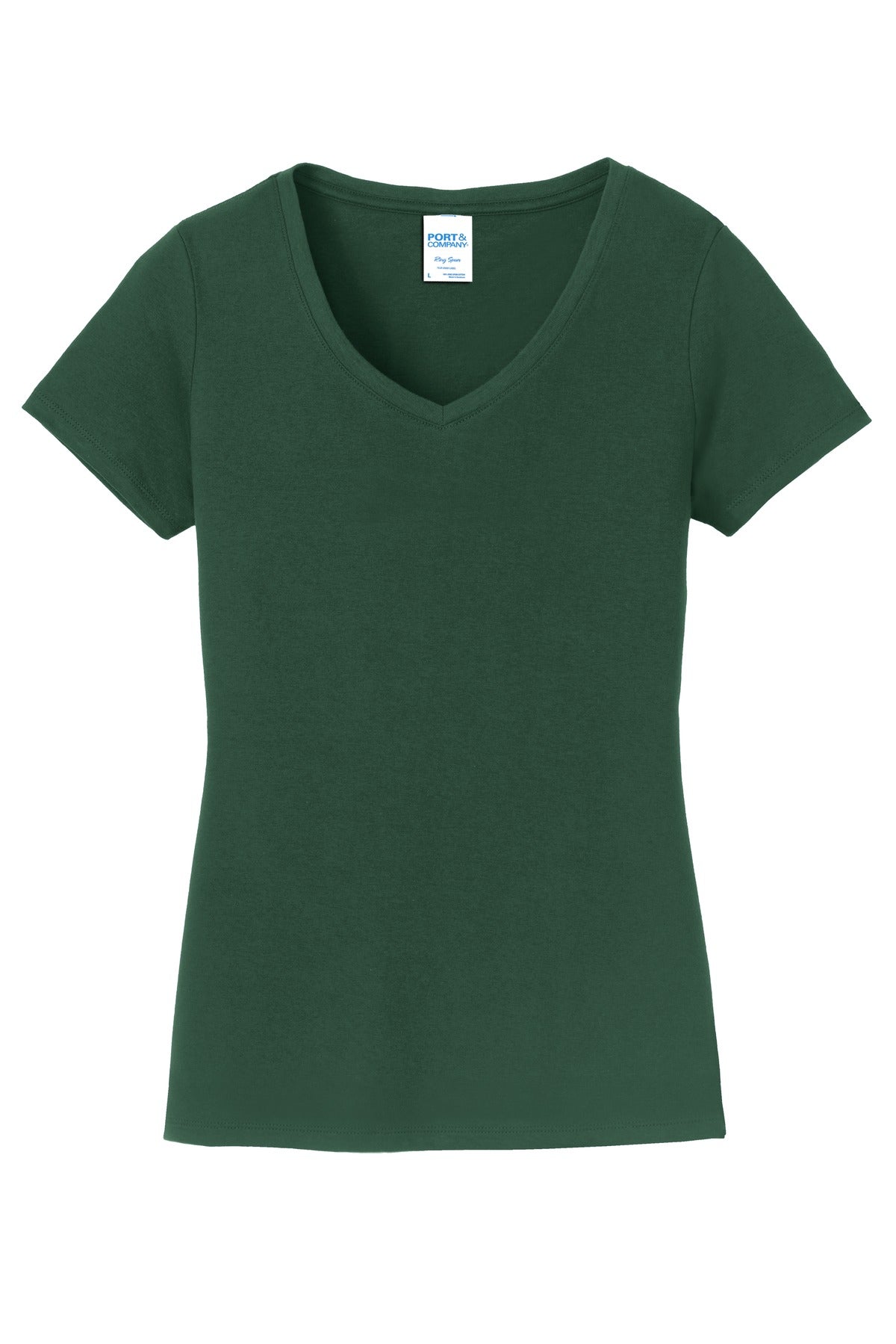 Port & Company - Women's Fan Favorite V-Neck Tee LPC450V 2 of 2 Womens Apparel Shirts & Tops