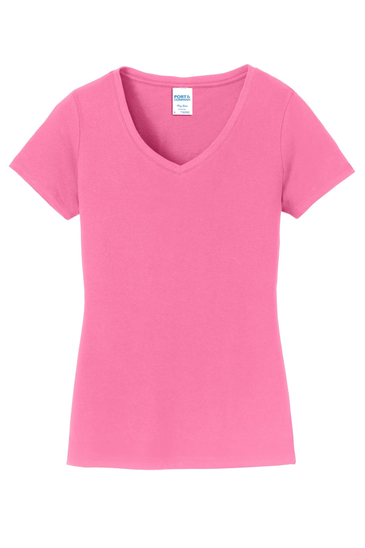 Port & Company - Women's Fan Favorite V-Neck Tee LPC450V 2 of 2 Womens Apparel Shirts & Tops