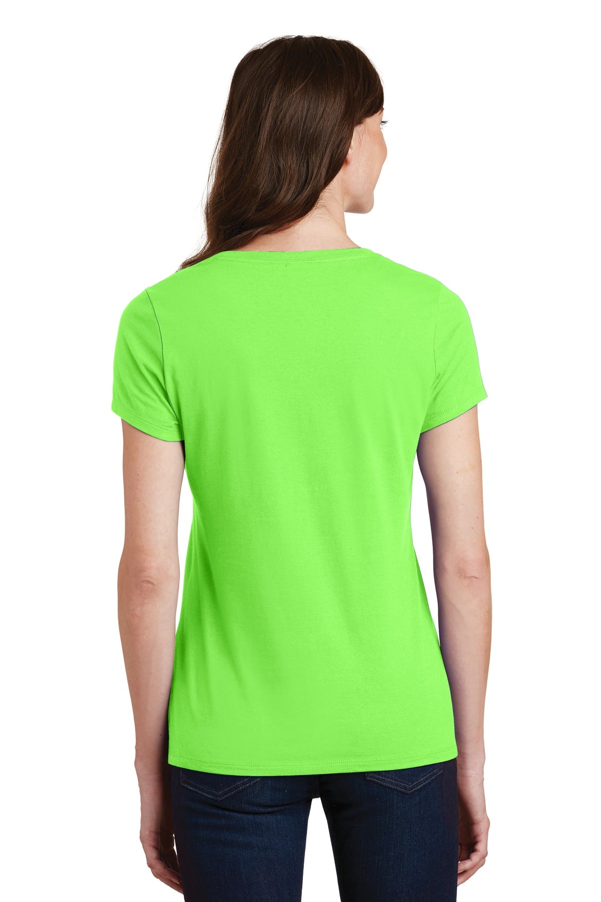 Port & Company - Women's Fan Favorite V-Neck Tee LPC450V 2 of 2 Womens Apparel Shirts & Tops