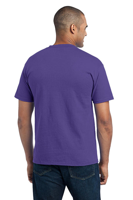 Port & Company Men's Core Blend Pocket Tee. PC55P Mens Apparel Shirts & Tops