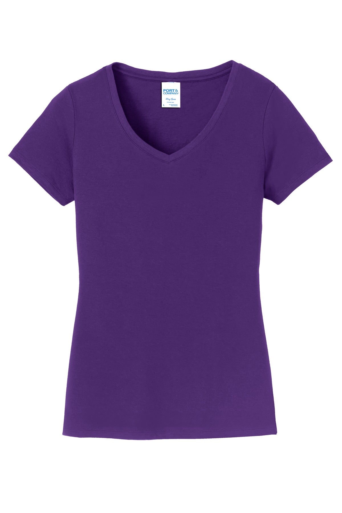 Port & Company - Women's Fan Favorite V-Neck Tee LPC450V 2 of 2 Womens Apparel Shirts & Tops