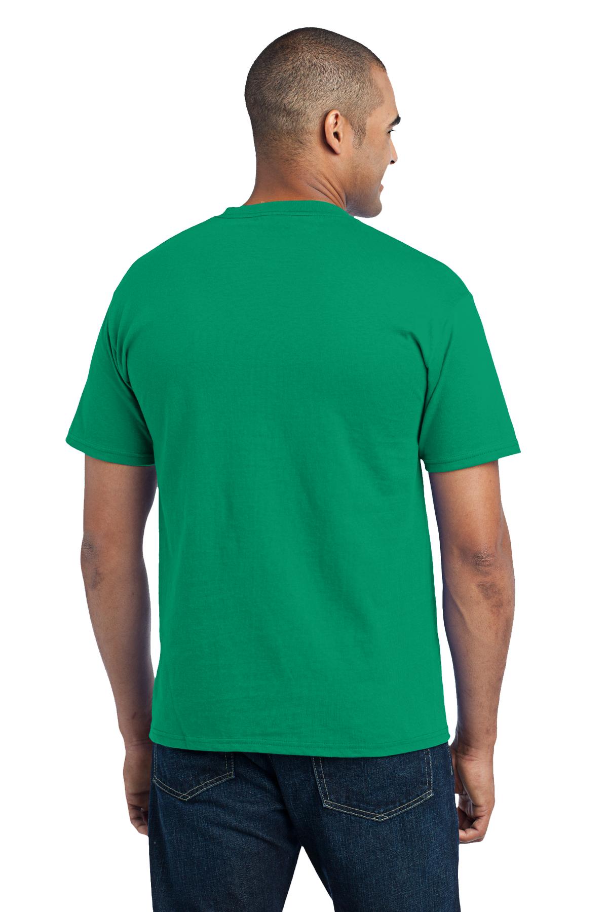Port & Company Men's Core Blend Pocket Tee. PC55P Mens Apparel Shirts & Tops