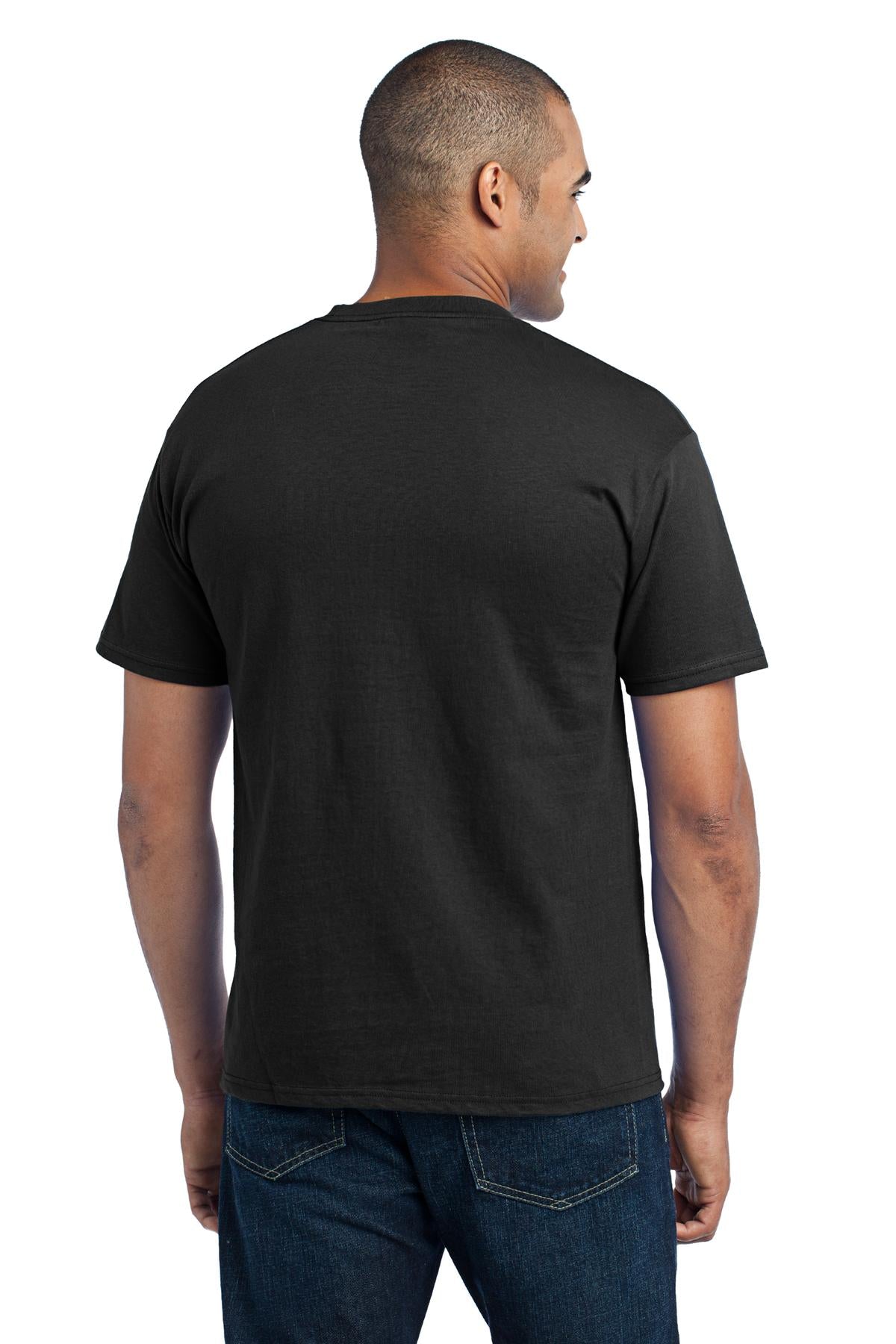 Port & Company Men's Core Blend Pocket Tee. PC55P Mens Apparel Shirts & Tops