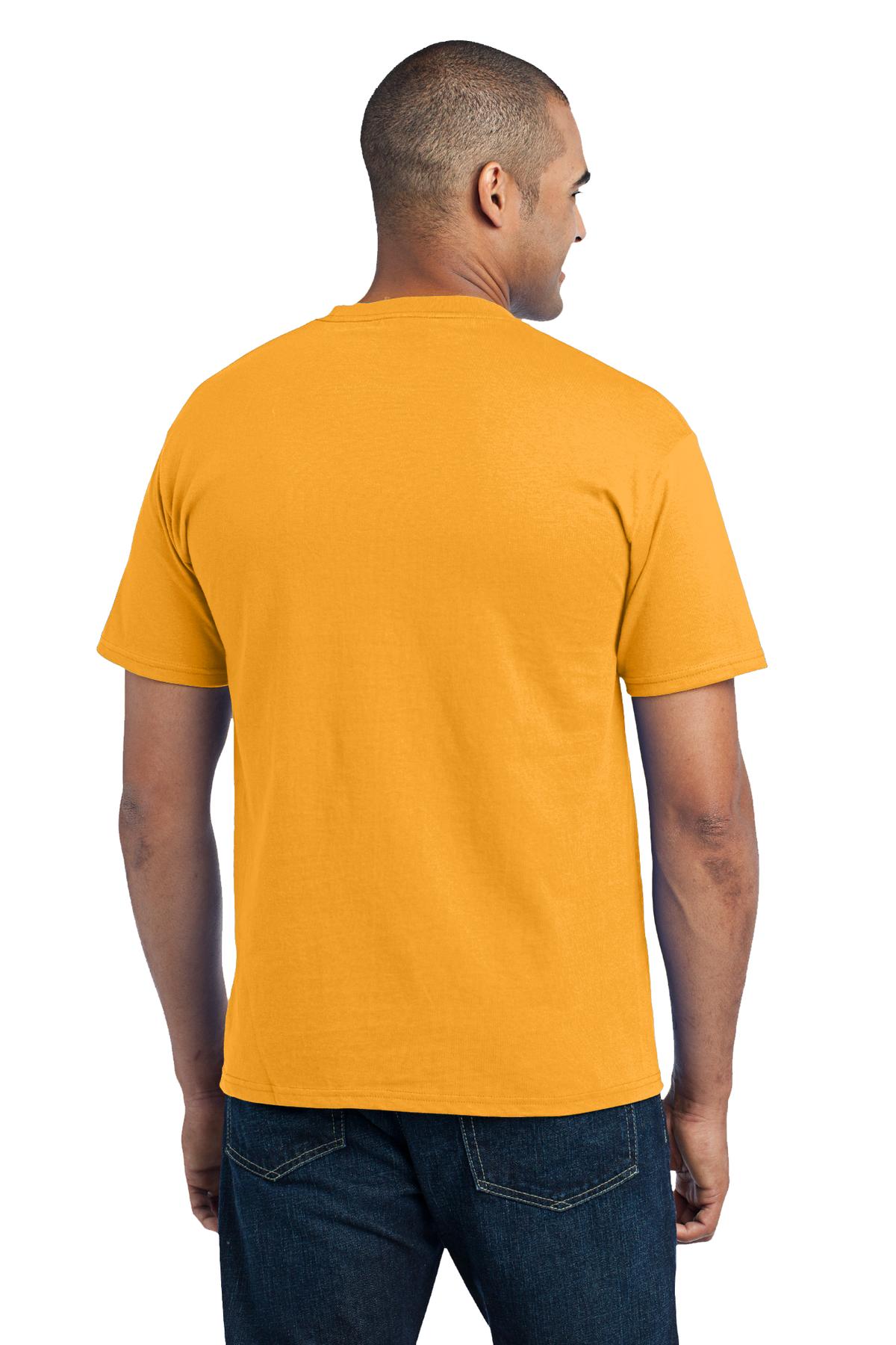 Port & Company Men's Core Blend Pocket Tee. PC55P Mens Apparel Shirts & Tops