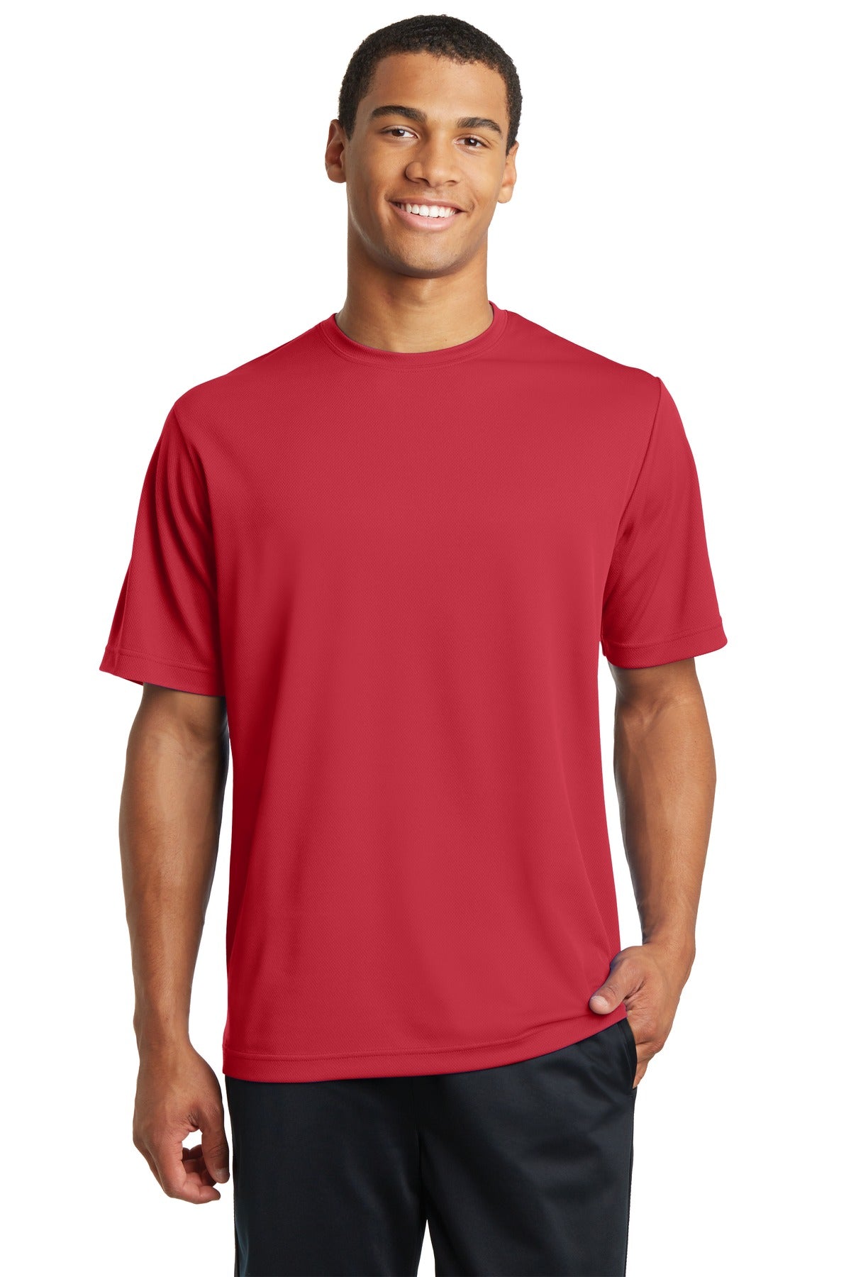 Sport-Tek Men's PosiCharge RacerMesh Tee. ST340 2 of 2 Mens Apparel Shirts & Tops