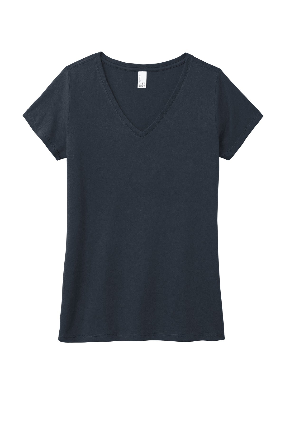 District Women's Perfect Tri V-Neck Tee. DM1350L Womens Apparel Shirts & Tops