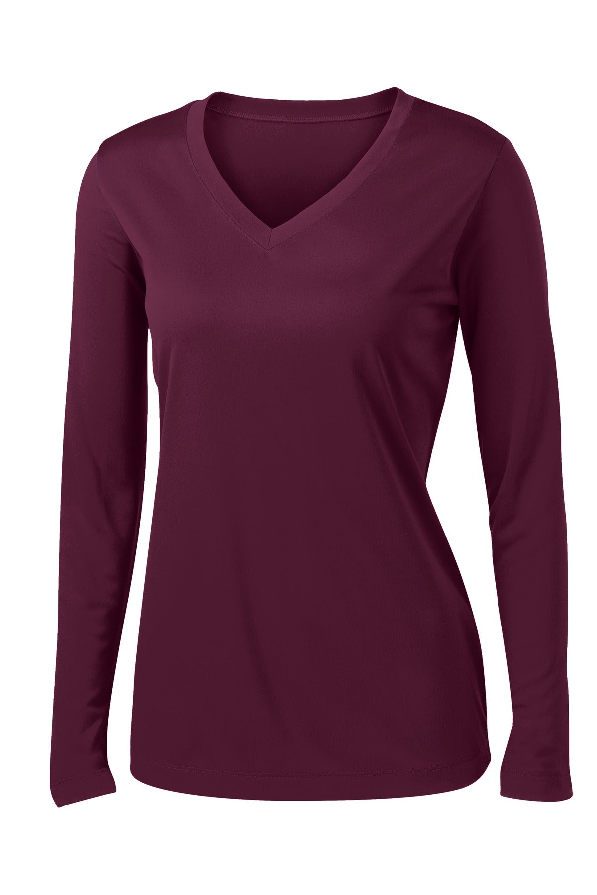 Sport-Tek Ladies Long Sleeve PosiCharge Competitor V-Neck Tee. LST353LS 1of2