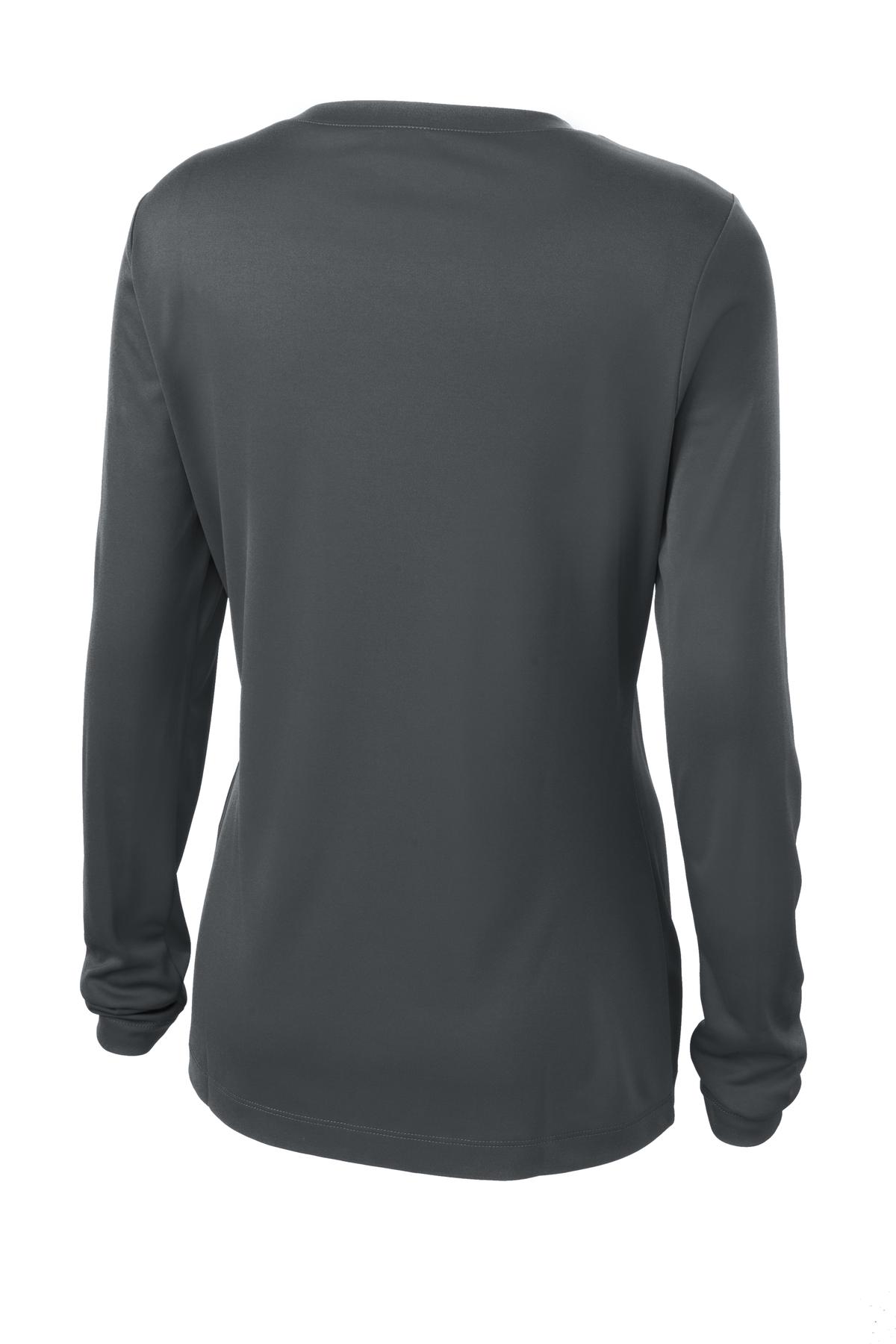 Sport-Tek Women's Long Sleeve PosiCharge Competitor V-Neck Tee LST353LS Womens Apparel Shirts & Tops