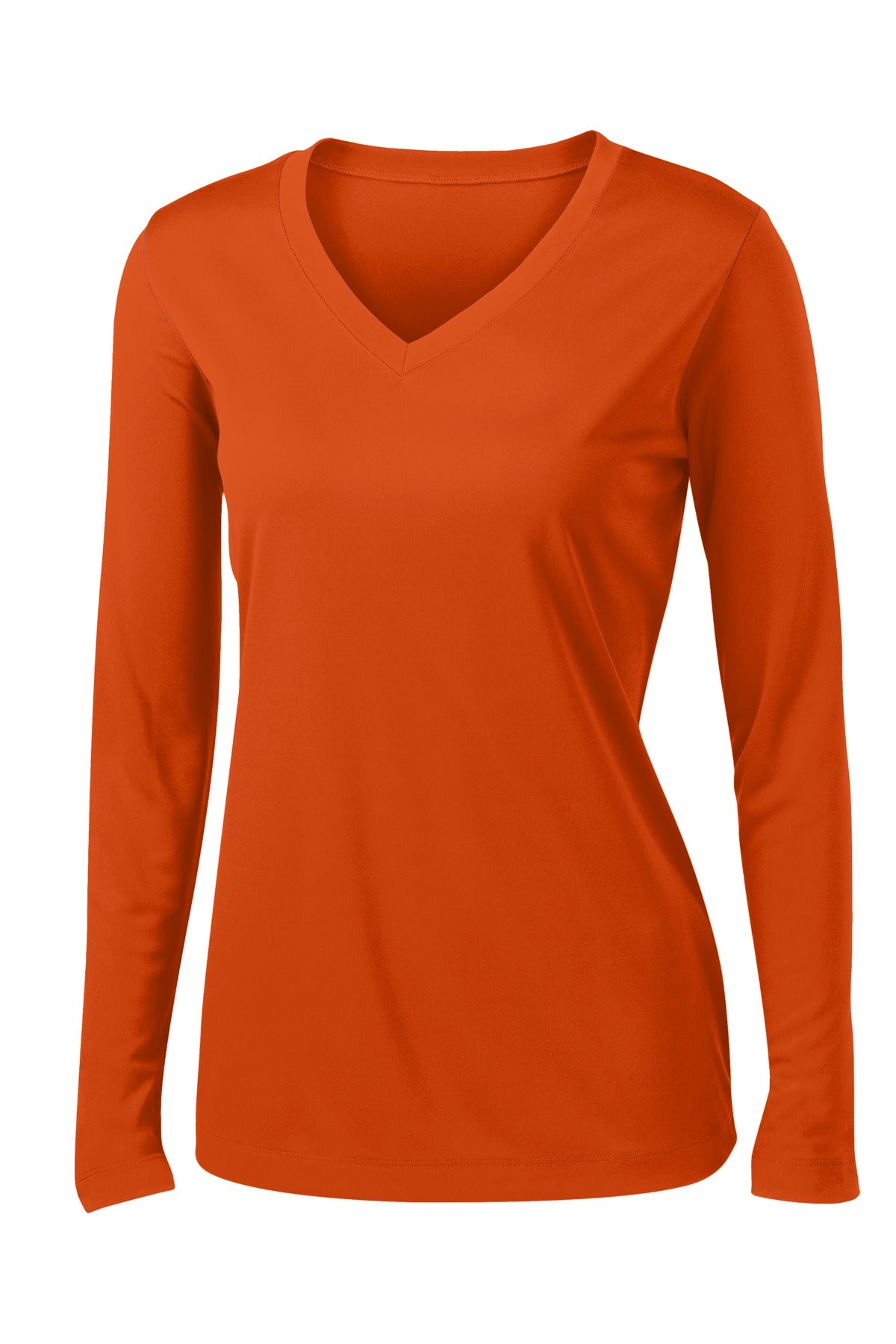 Sport-Tek Ladies Long Sleeve PosiCharge Competitor V-Neck Tee. LST353LS 1of2
