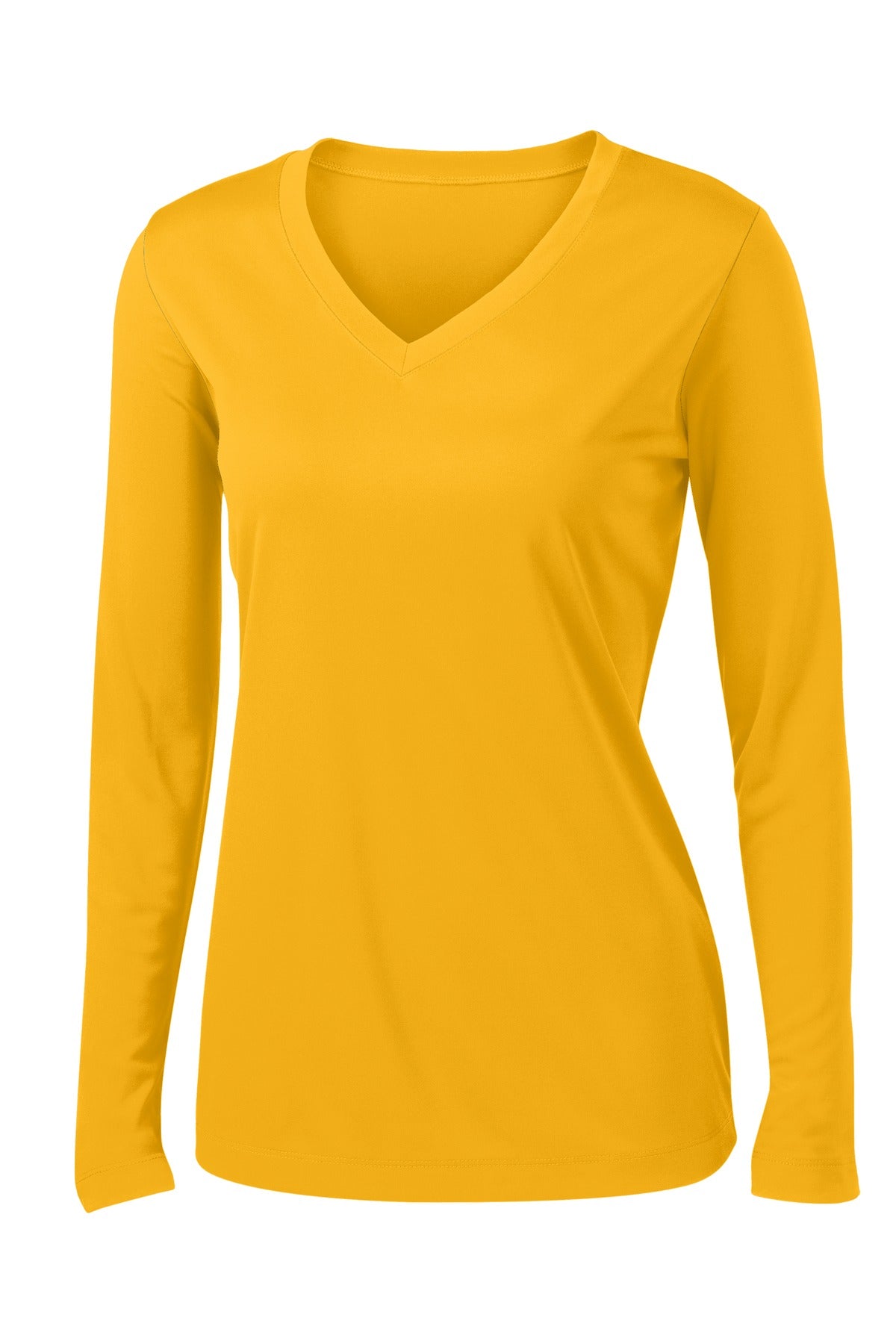 Sport-Tek Ladies Long Sleeve PosiCharge Competitor V-Neck Tee. LST353LS 1of2