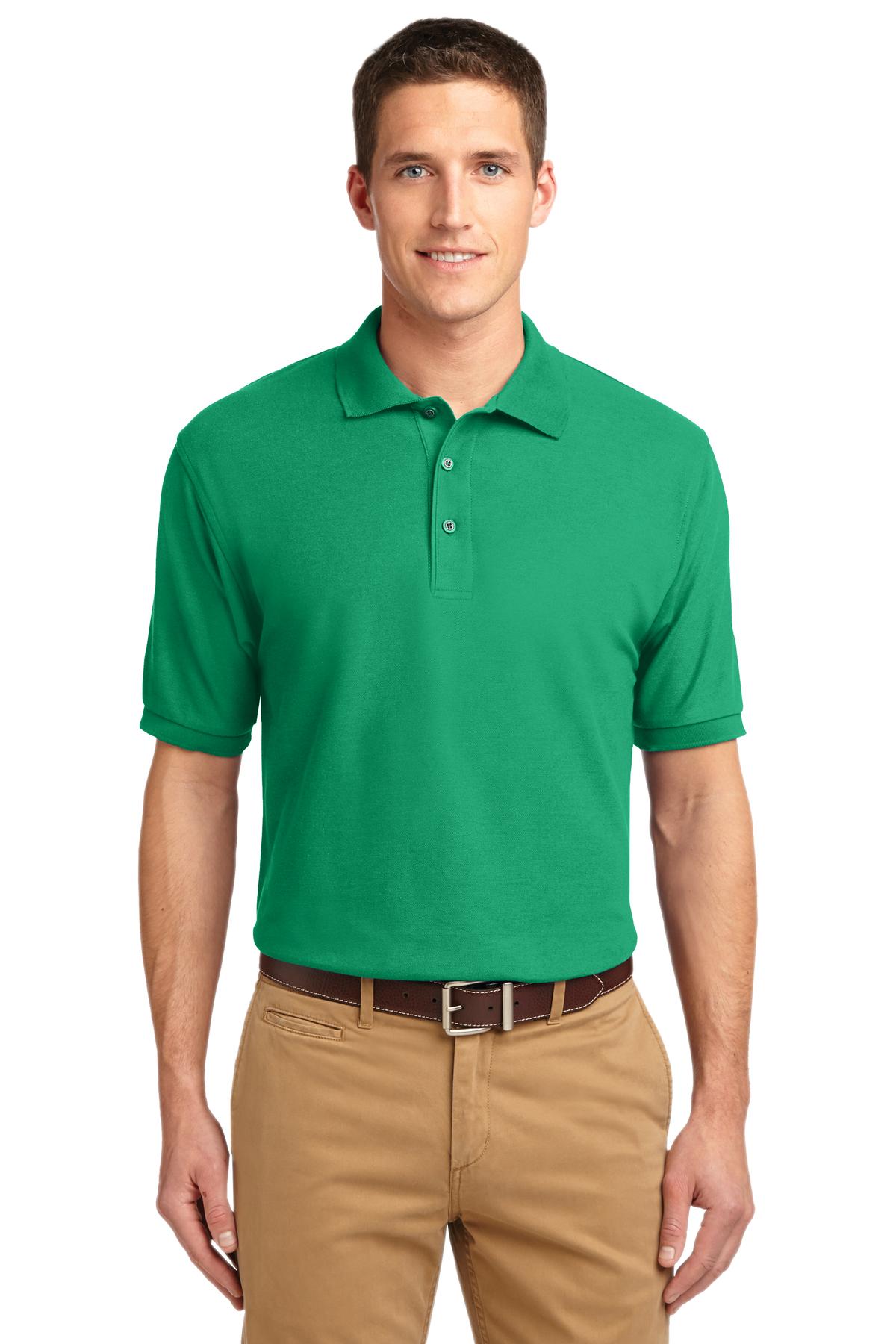 Port Authority Extended Size Silk Touch Polo. K500ES Mens Apparel Shirts & Tops