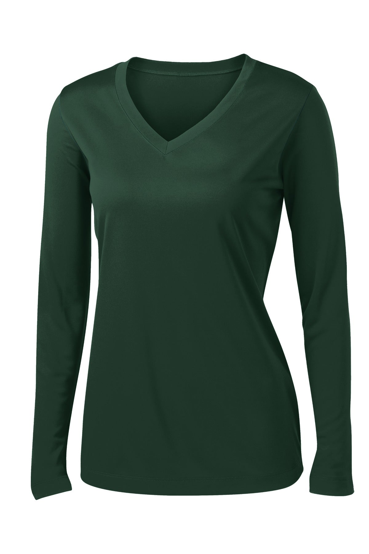 Sport-Tek Ladies Long Sleeve PosiCharge Competitor V-Neck Tee. LST353LS 1of2