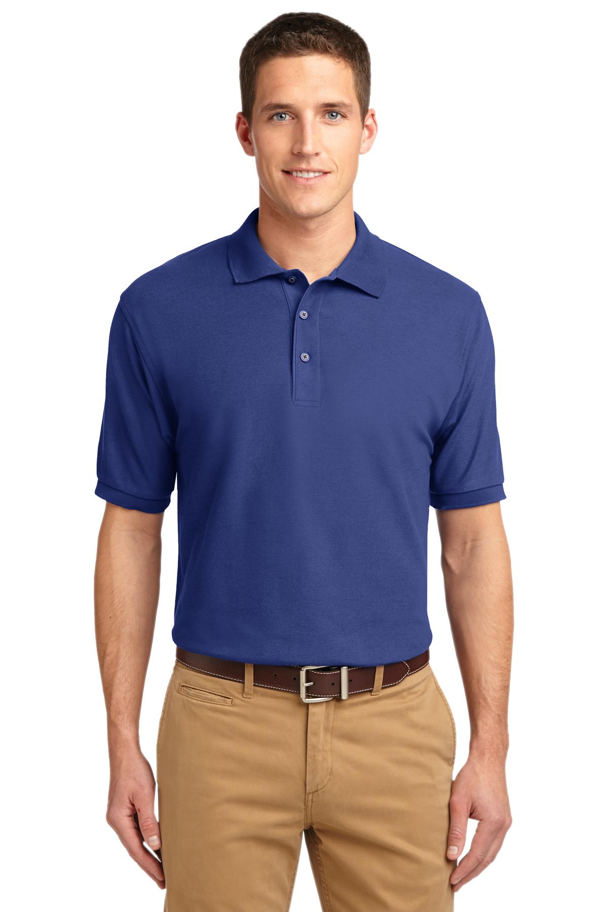 Port Authority Extended Size Silk Touch Polo. K500ES Mens Apparel Shirts & Tops