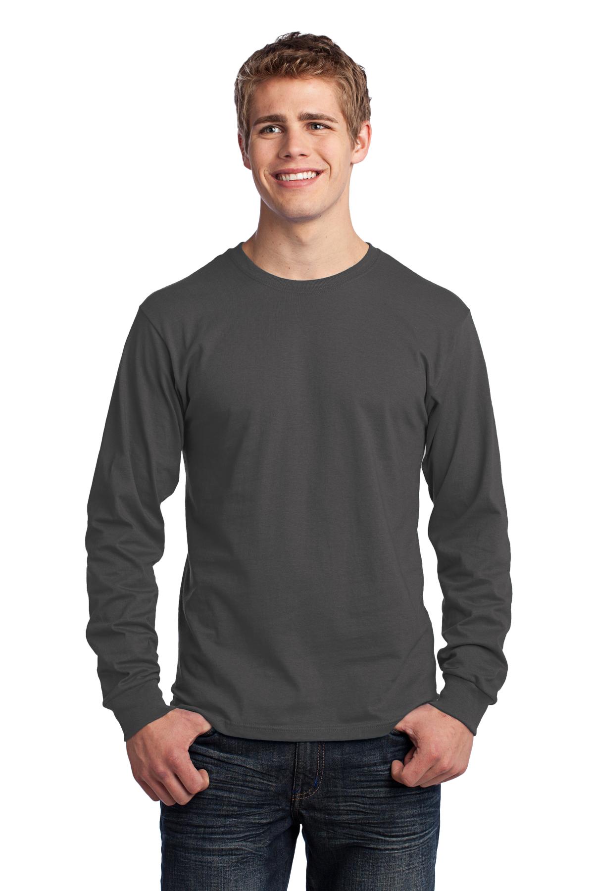 Port & Company Men's Long Sleeve Core Cotton Tee Mens Apparel Shirts & Tops