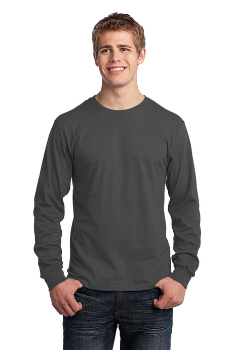 Port & Company Men's Long Sleeve Core Cotton Tee Mens Apparel Shirts & Tops