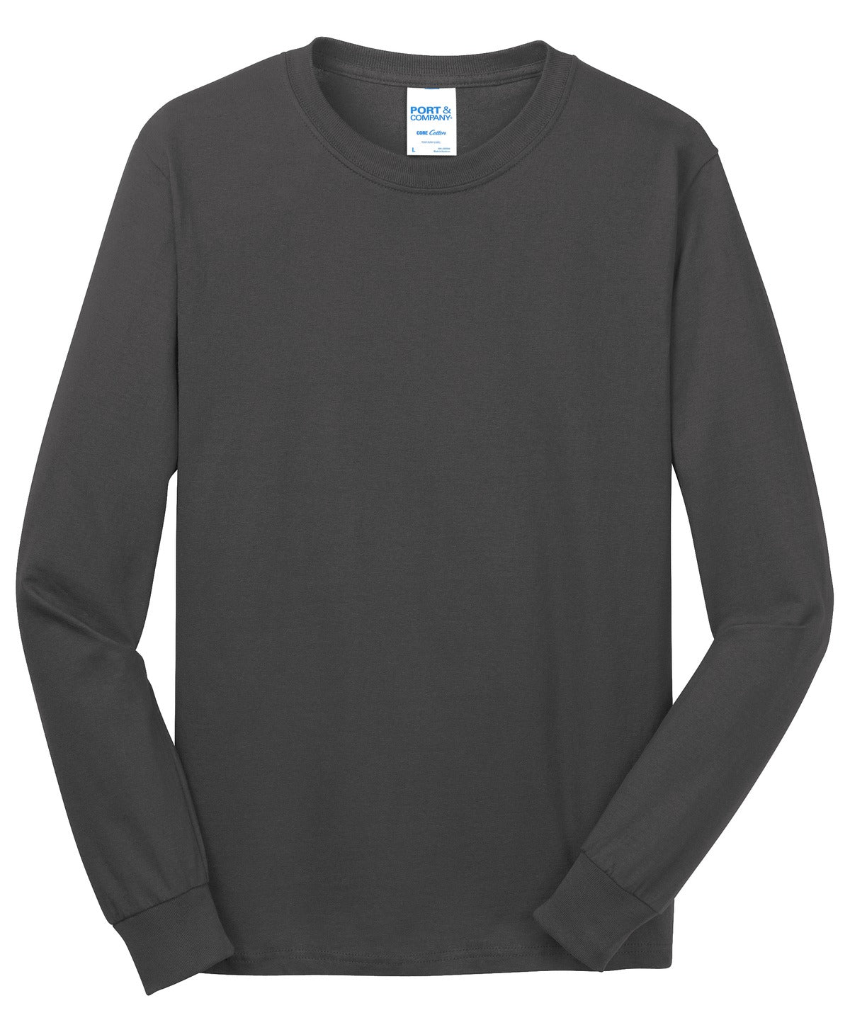 Port & Company Men's Long Sleeve Core Cotton Tee Mens Apparel Shirts & Tops