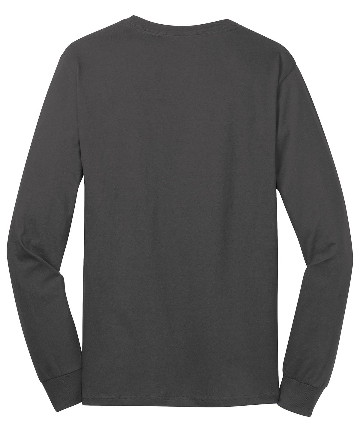 Port & Company Men's Long Sleeve Core Cotton Tee Mens Apparel Shirts & Tops