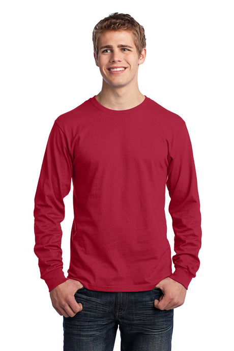 Port & Company Men's Long Sleeve Core Cotton Tee Mens Apparel Shirts & Tops