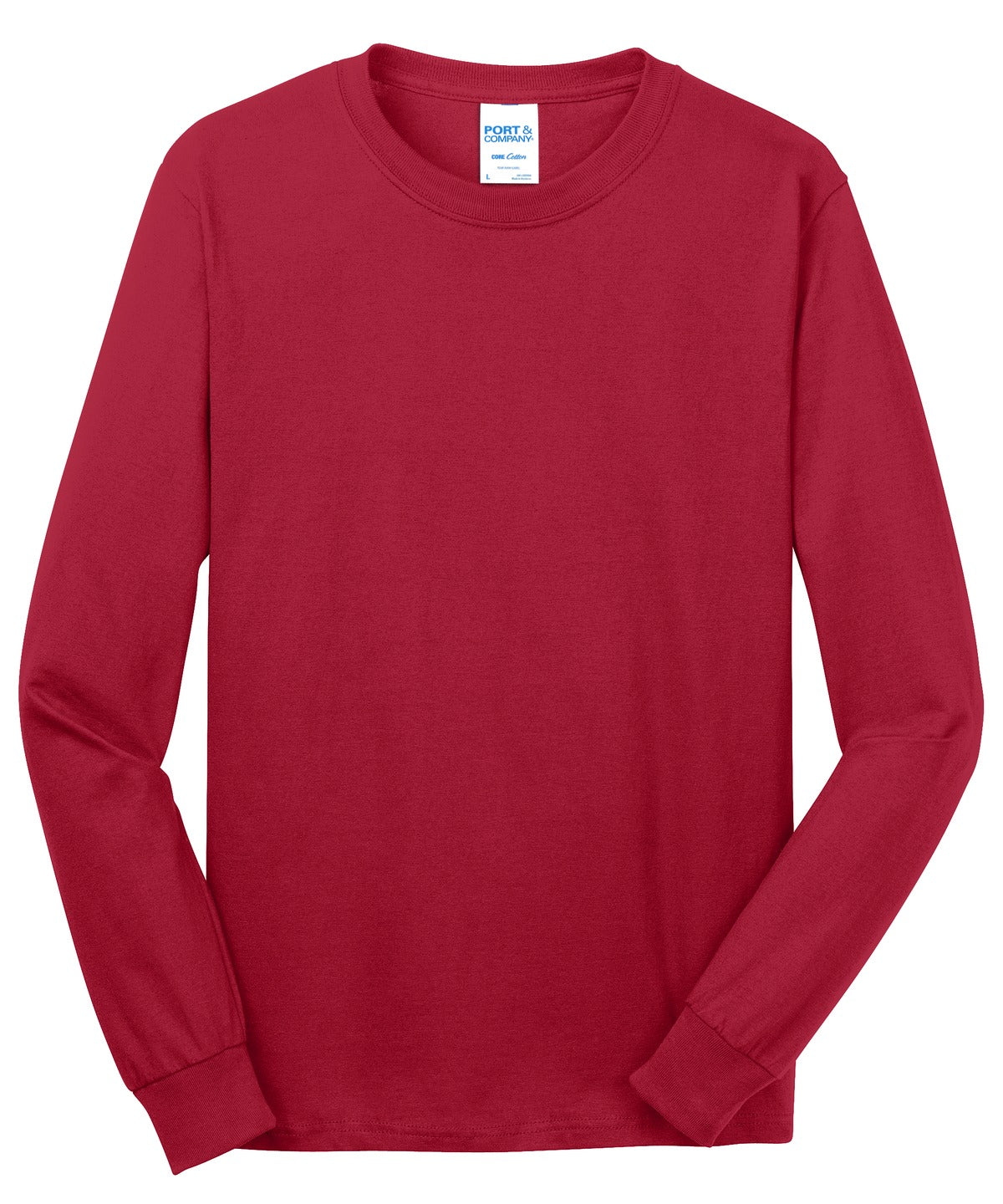 Port & Company Men's Long Sleeve Core Cotton Tee Mens Apparel Shirts & Tops