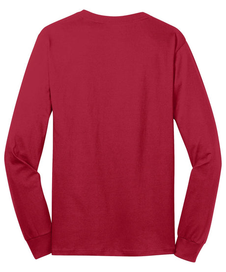 Port & Company Men's Long Sleeve Core Cotton Tee Mens Apparel Shirts & Tops