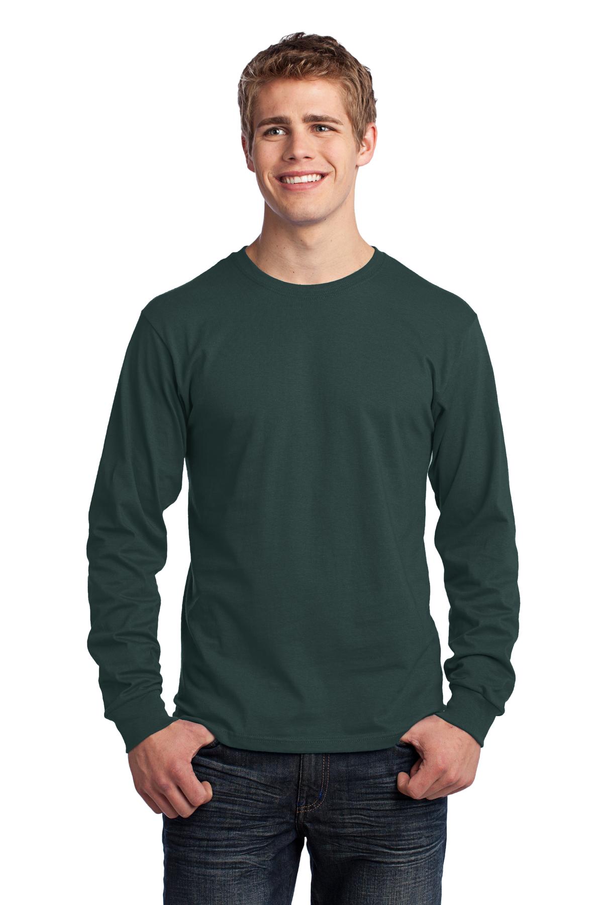Port & Company Men's Long Sleeve Core Cotton Tee Mens Apparel Shirts & Tops