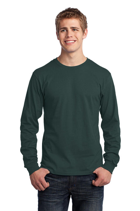 Port & Company Men's Long Sleeve Core Cotton Tee Mens Apparel Shirts & Tops