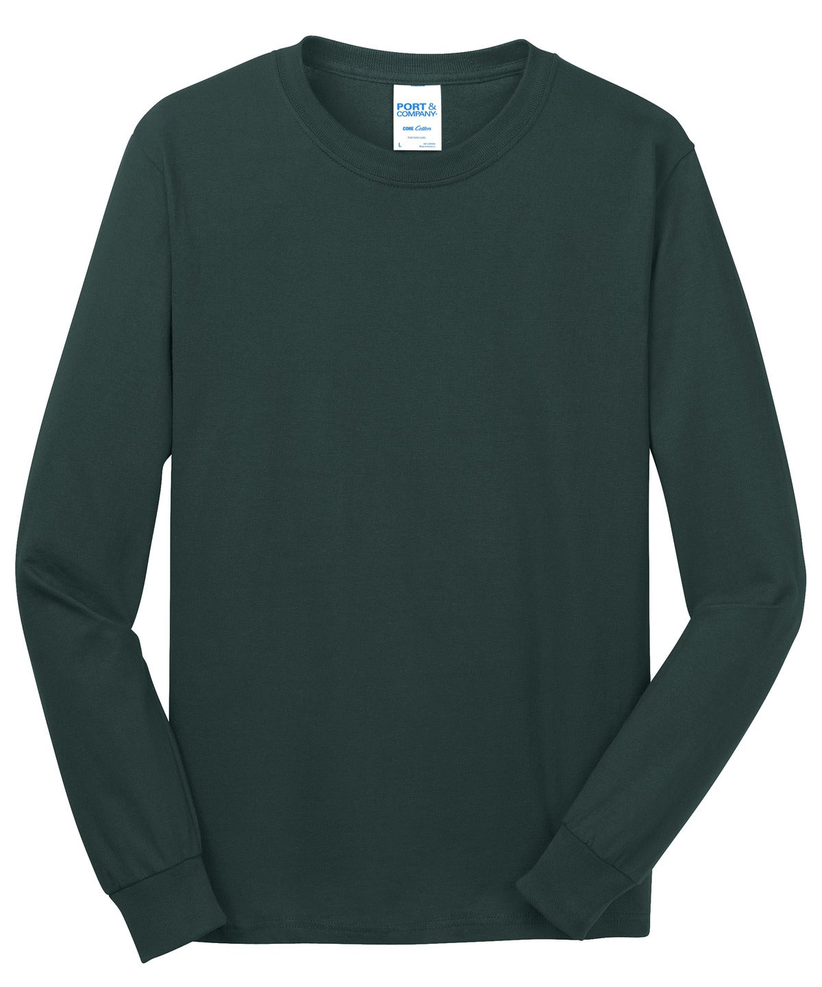 Port & Company Men's Long Sleeve Core Cotton Tee Mens Apparel Shirts & Tops