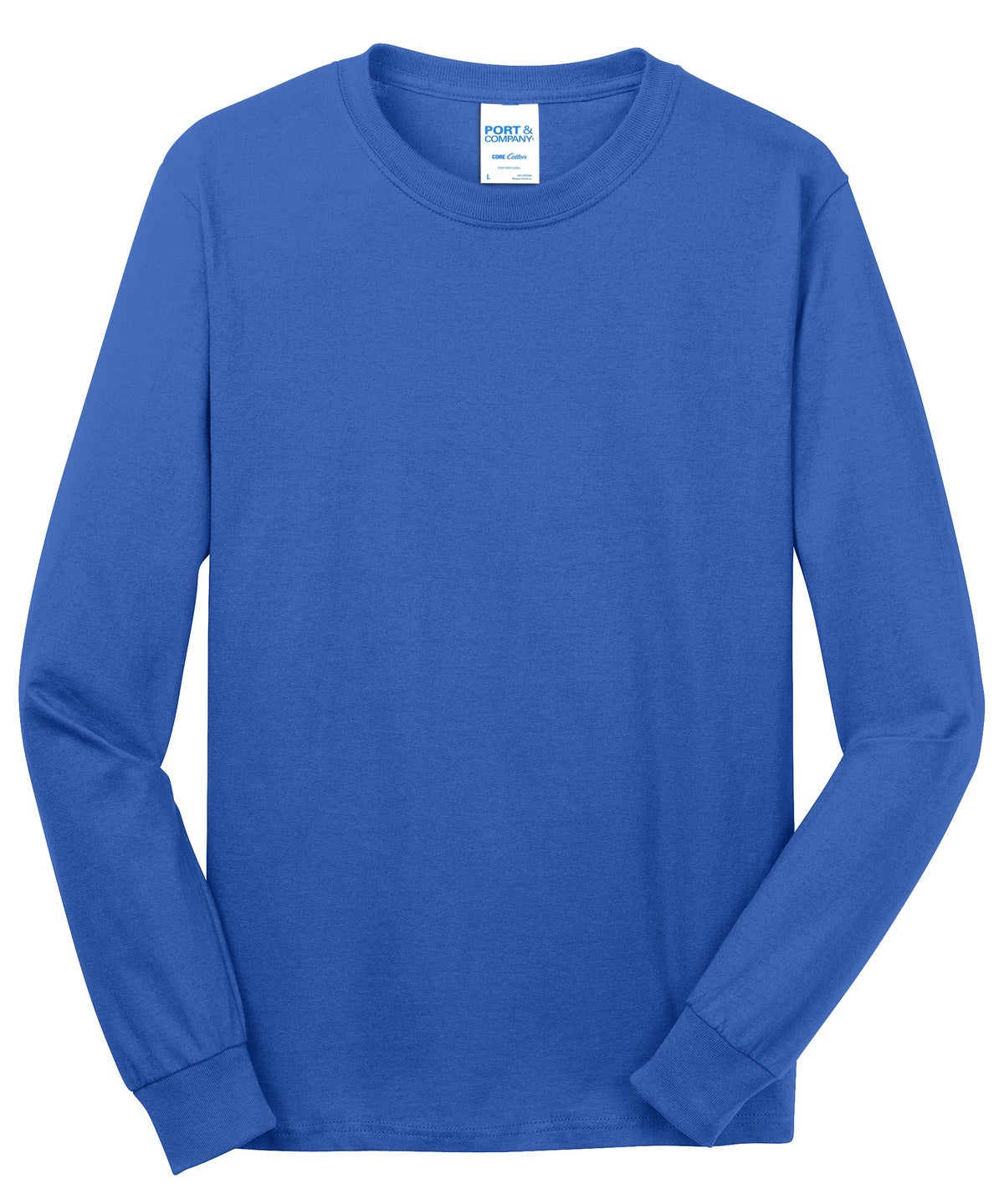 Port & Company Men's Long Sleeve Core Cotton Tee Mens Apparel Shirts & Tops