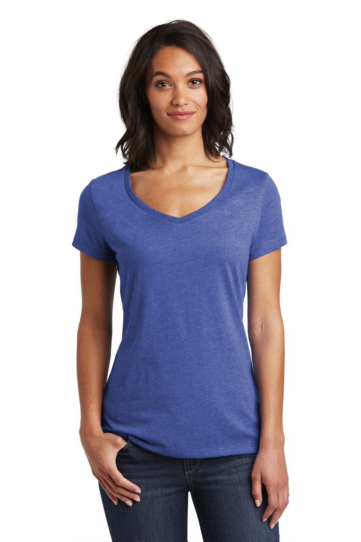District Women's Very Important Tee V-Neck. DT6503 2 of 2 Womens Apparel Shirts & Tops