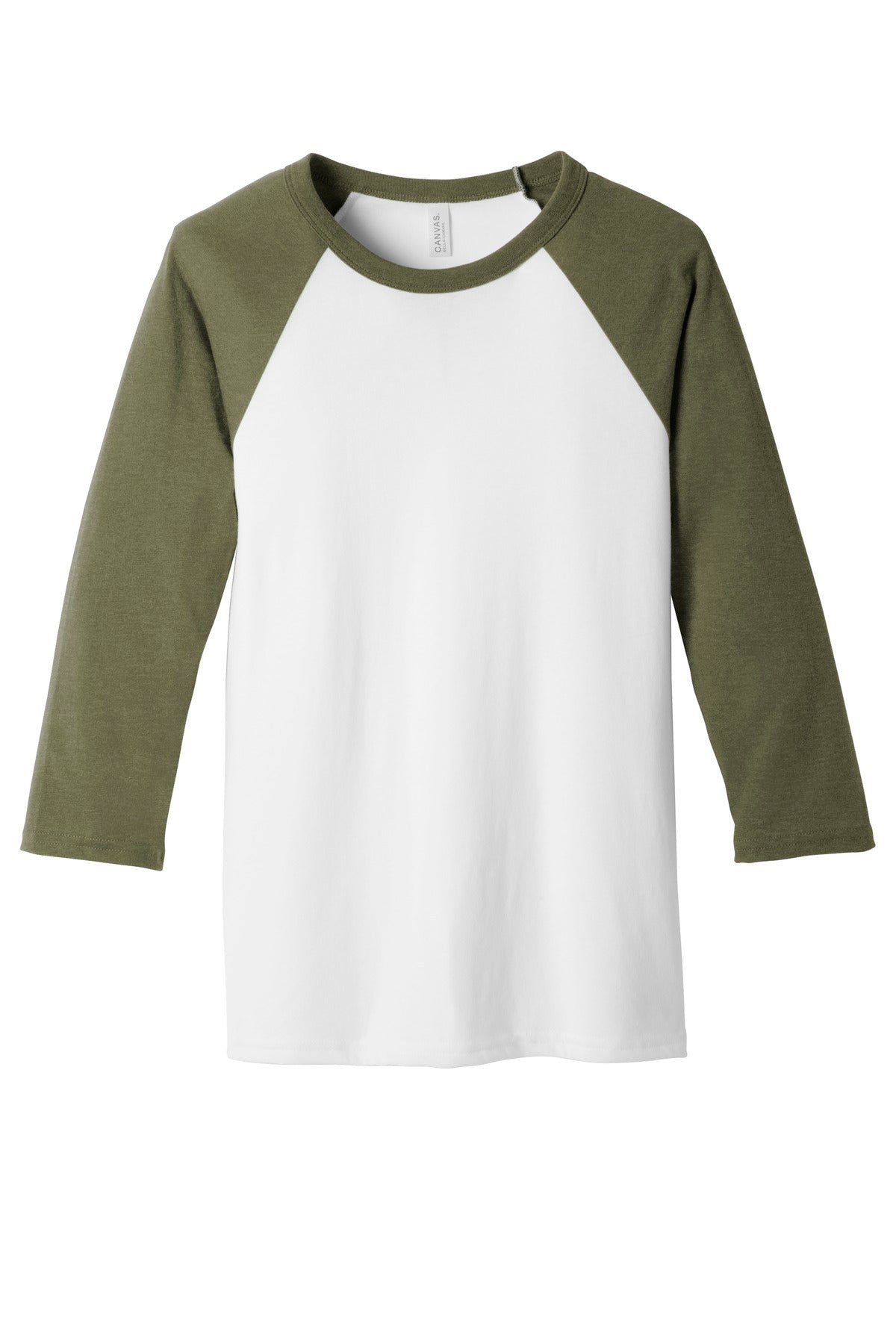 BELLA+CANVAS Men's 3/4-Sleeve Baseball Tee. BC3200 Mens Apparel Shirts & Tops