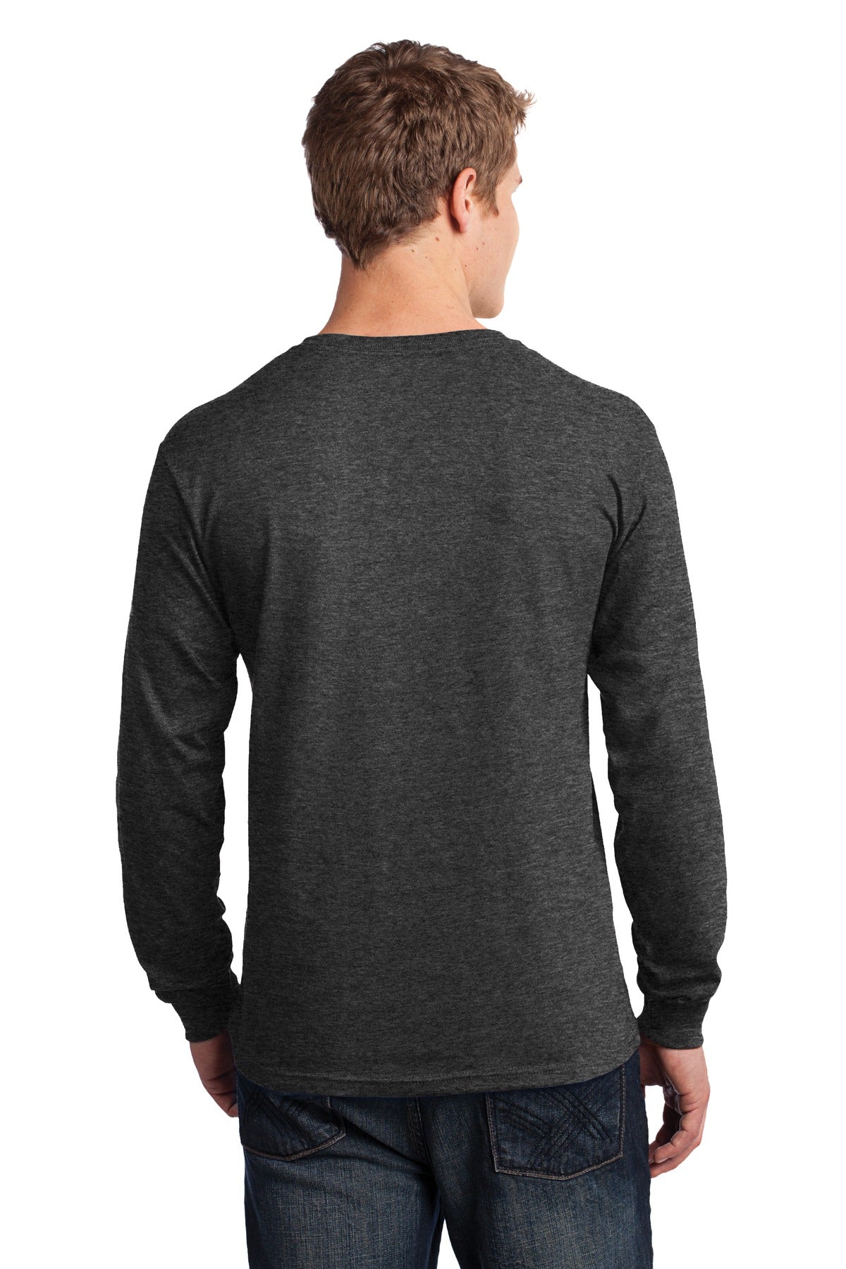 Port & Company Men's Long Sleeve Core Cotton Tee Mens Apparel Shirts & Tops