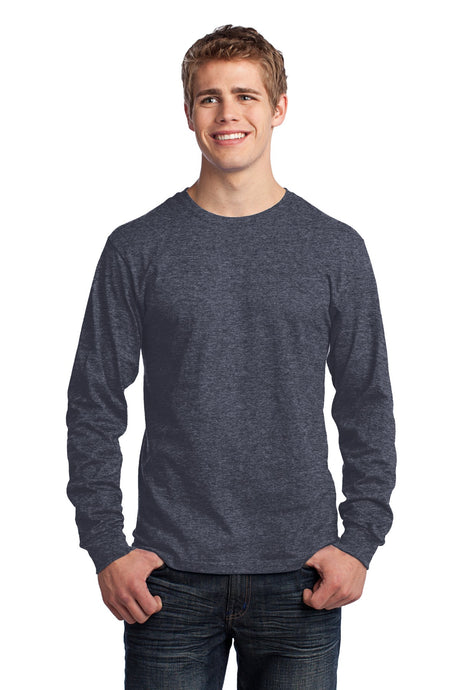 Port & Company Men's Long Sleeve Core Cotton Tee Mens Apparel Shirts & Tops