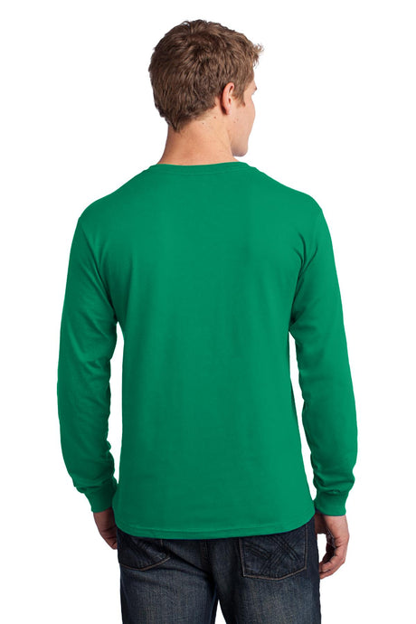 Port & Company Men's Long Sleeve Core Cotton Tee. PC54LS Mens Apparel Shirts & Tops