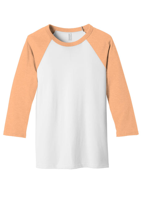 BELLA+CANVAS Men's 3/4-Sleeve Baseball Tee. BC3200 Mens Apparel Shirts & Tops