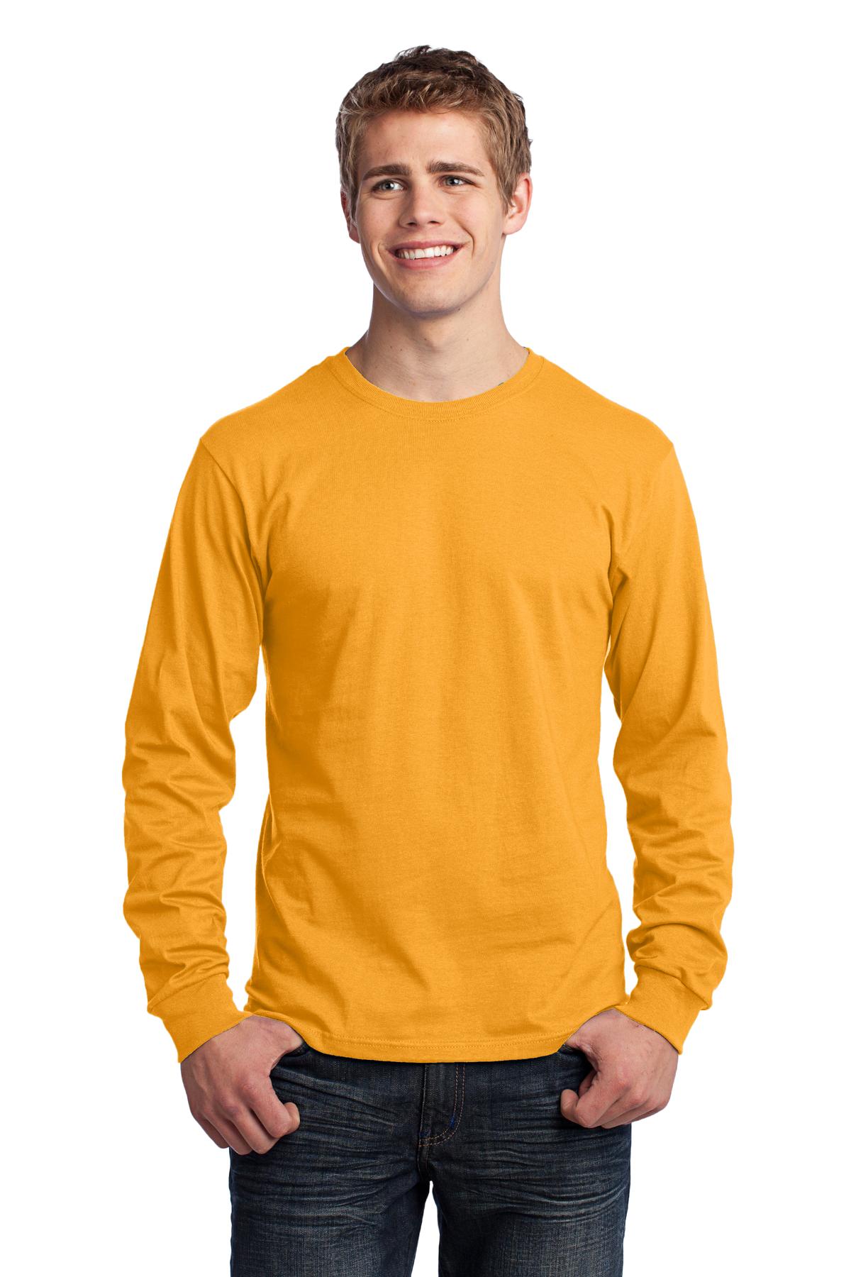 Port & Company Men's Long Sleeve Core Cotton Tee Mens Apparel Shirts & Tops