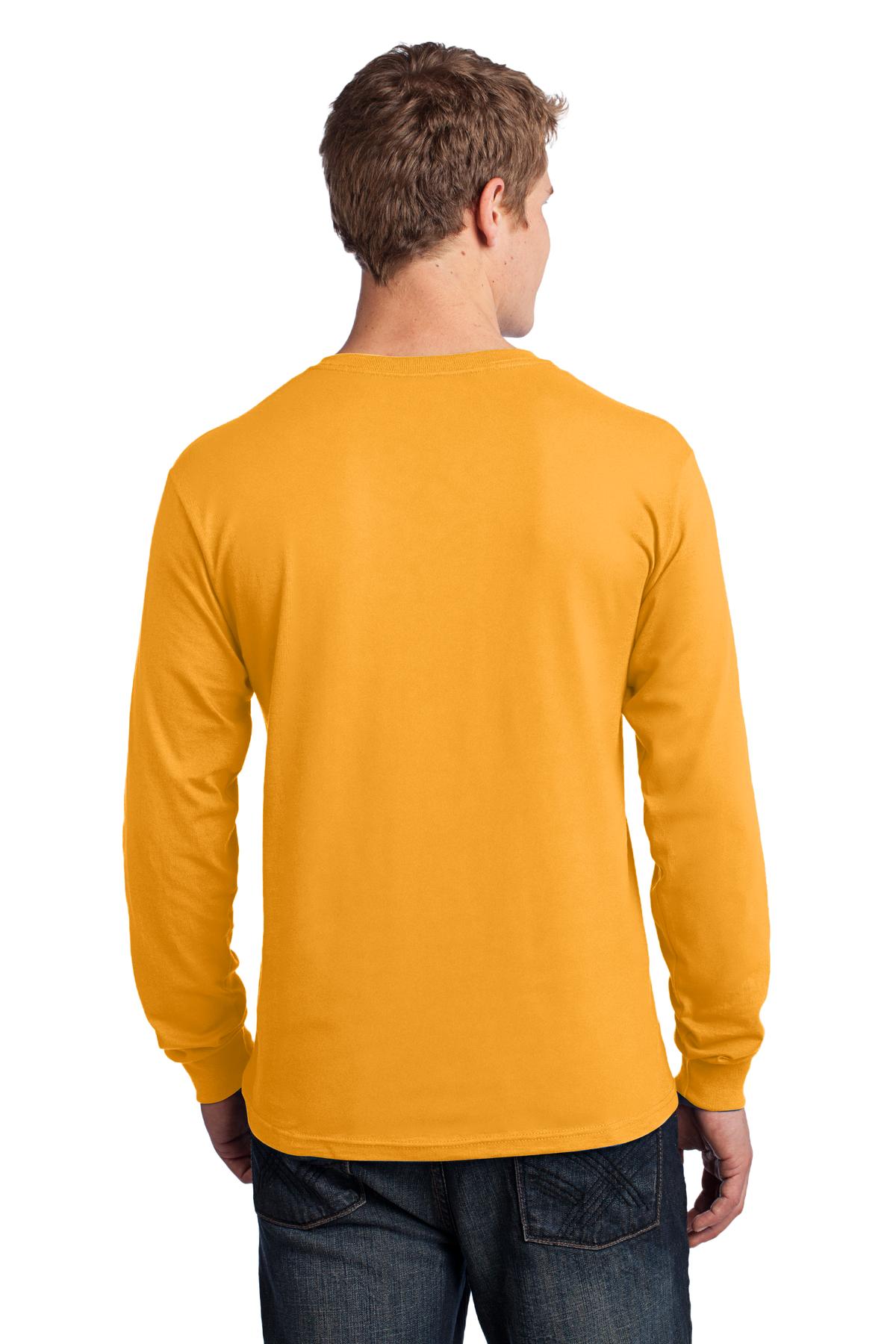 Port & Company Men's Long Sleeve Core Cotton Tee Mens Apparel Shirts & Tops