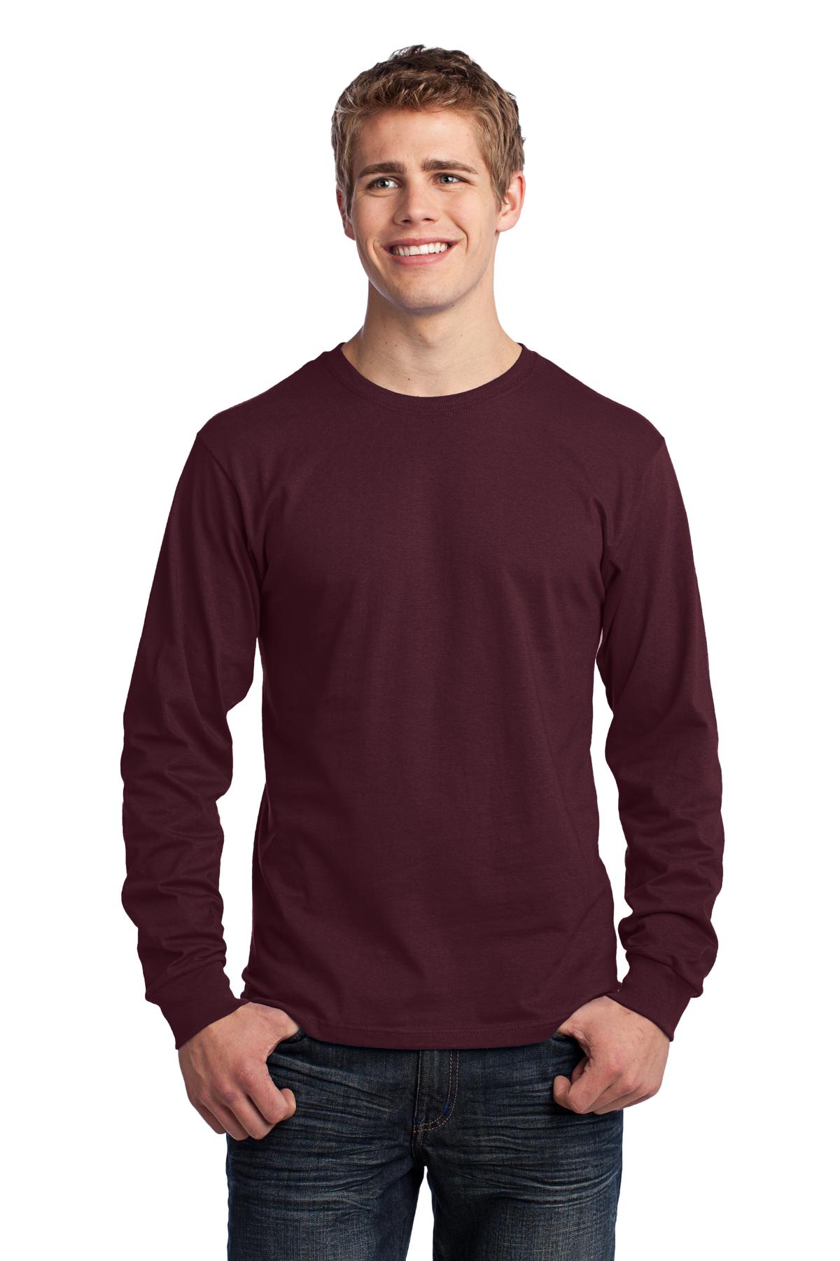 Port & Company Men's Long Sleeve Core Cotton Tee Mens Apparel Shirts & Tops
