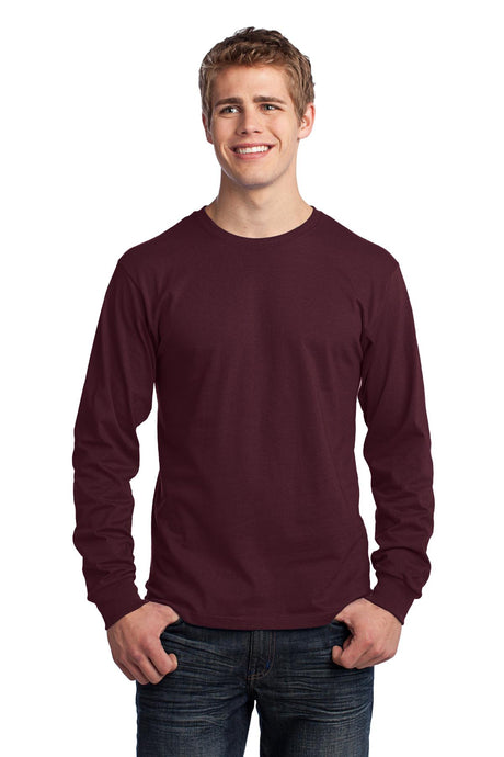 Port & Company Men's Long Sleeve Core Cotton Tee Mens Apparel Shirts & Tops