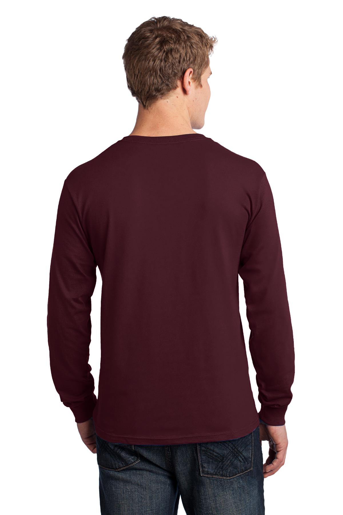 Port & Company Men's Long Sleeve Core Cotton Tee Mens Apparel Shirts & Tops
