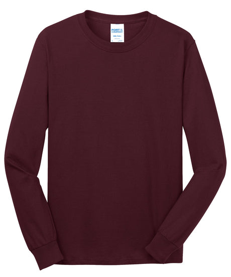 Port & Company Men's Long Sleeve Core Cotton Tee Mens Apparel Shirts & Tops