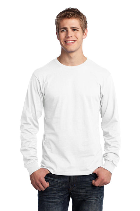 Port & Company Men's Long Sleeve Core Cotton Tee Mens Apparel Shirts & Tops