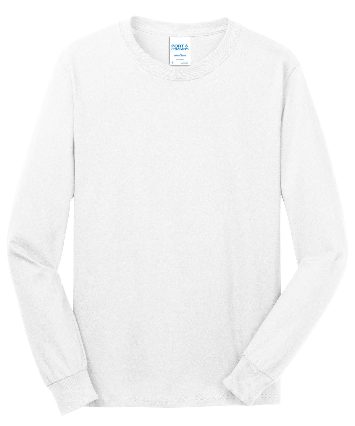 Port & Company Men's Long Sleeve Core Cotton Tee Mens Apparel Shirts & Tops