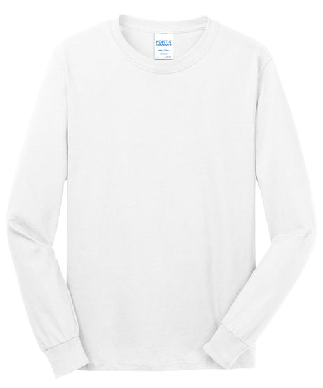 Port & Company Men's Long Sleeve Core Cotton Tee Mens Apparel Shirts & Tops
