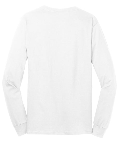 Port & Company Men's Long Sleeve Core Cotton Tee Mens Apparel Shirts & Tops