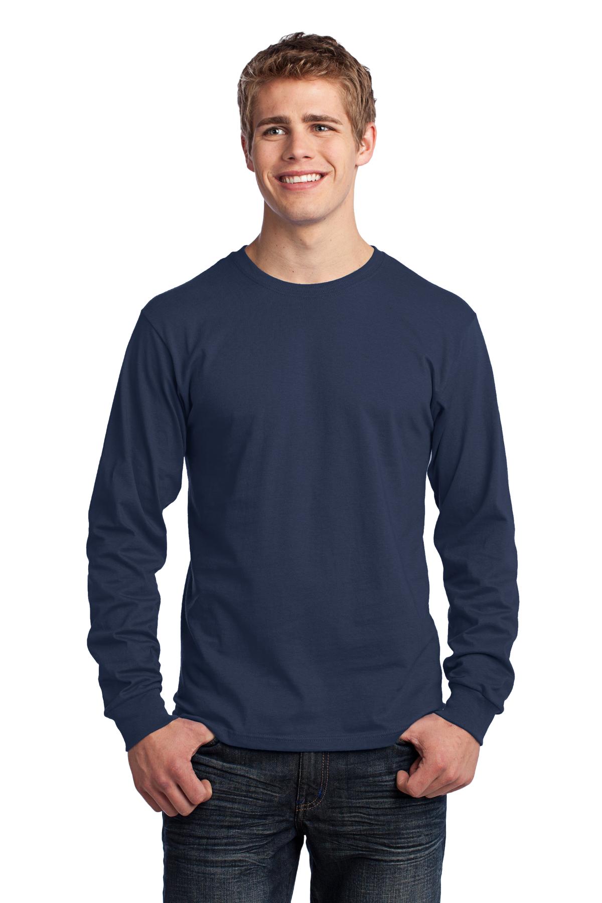 Port & Company Men's Long Sleeve Core Cotton Tee Mens Apparel Shirts & Tops